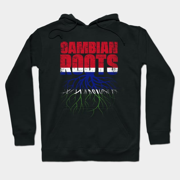 Gambian Roots Gambia Heritage Flag Hoodie by Calenda